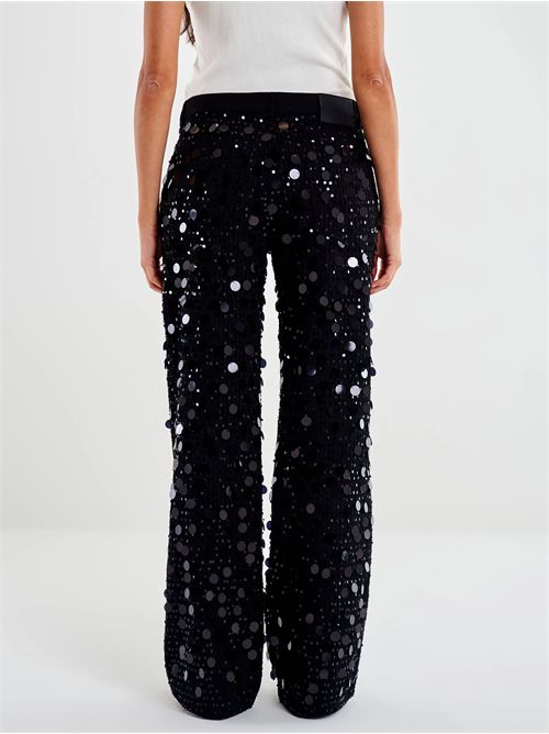 Jeans Dalia con Paillettes VICOLO | DF5092/NERO